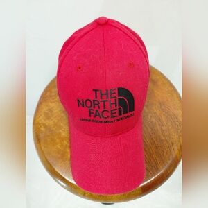The North Face Red Logo Snap Back Hat
